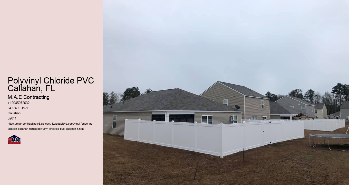 Polyvinyl Chloride PVC Callahan, FL
